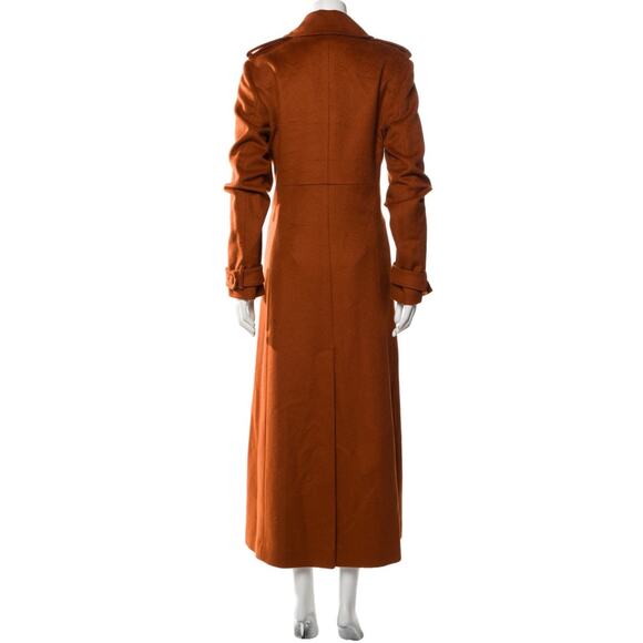 Gabriela Hearst Houstt Double Breasted 100% Cashmere Coat in Rust IT 42 US 6 - Picture 4 of 4